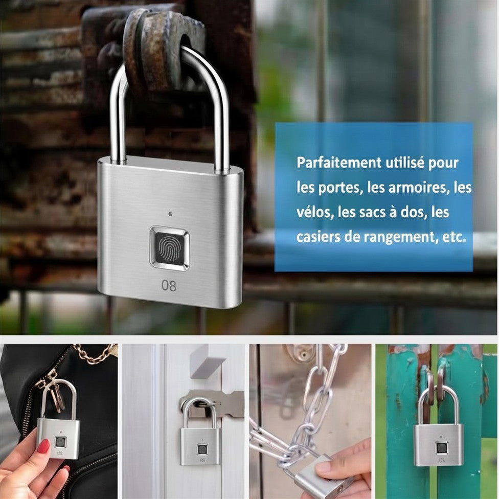 Cadenas FingerLock Pro — Argent