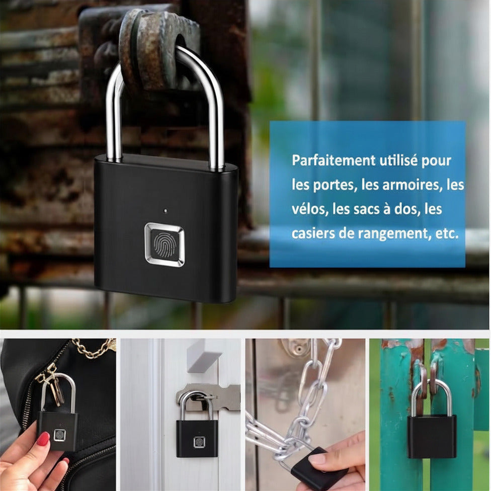Cadenas FingerLock Pro — Noir