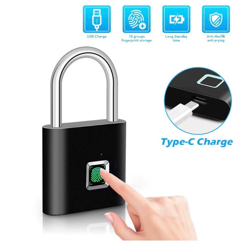 Cadenas FingerLock Pro — Noir
